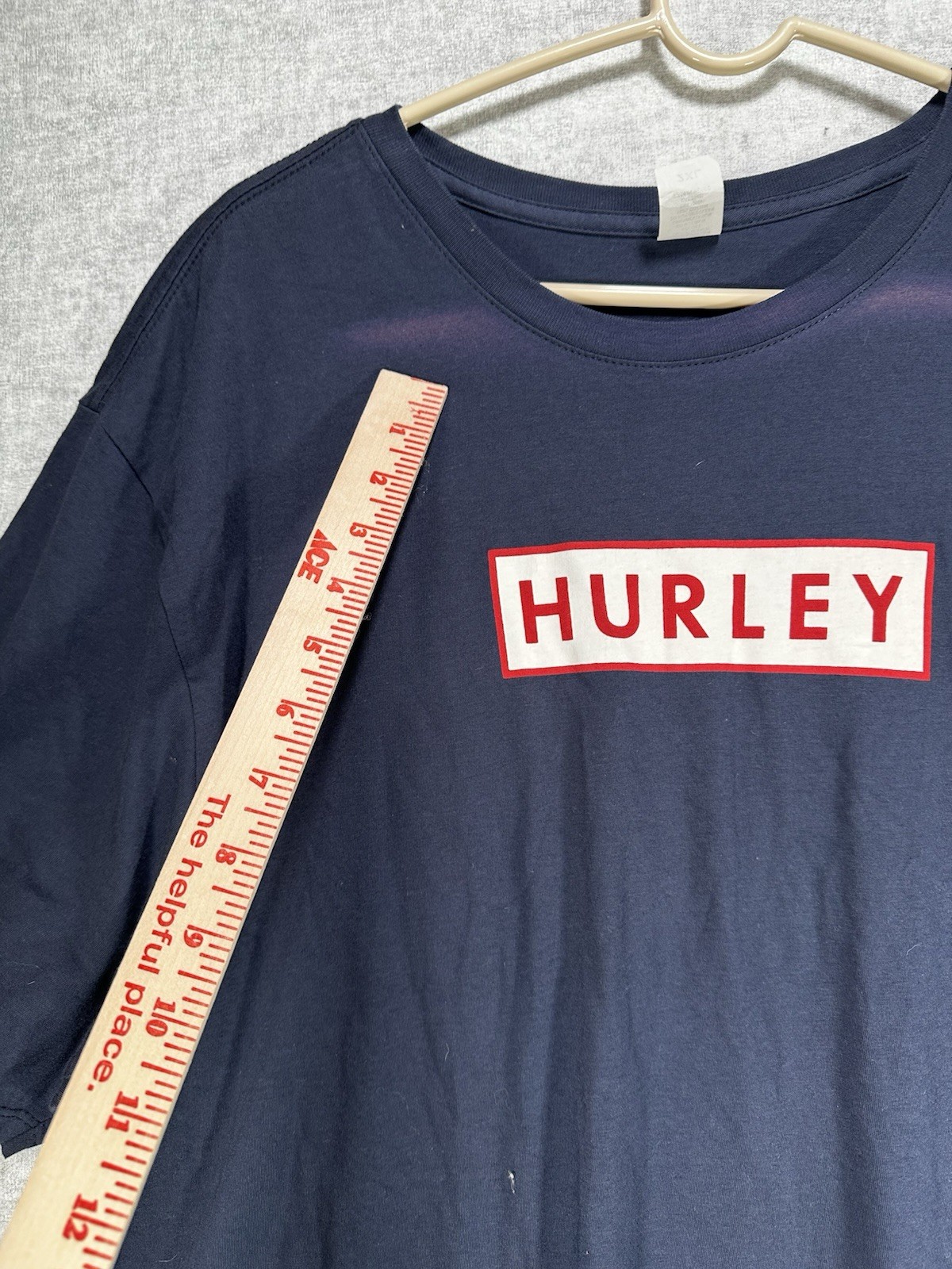 Hurley Shirt Adult XXL 2XL Navy Blue Graphic Beach Outdoor Classic Mens gallery