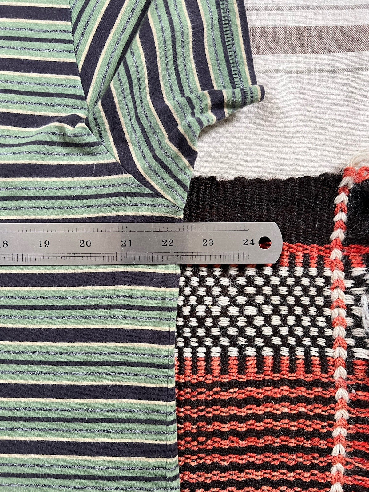 LVC T-Shirt L 50s Casuals Single Stitch Stripe Levi's Vintage Clothing 2015 Rare gallery