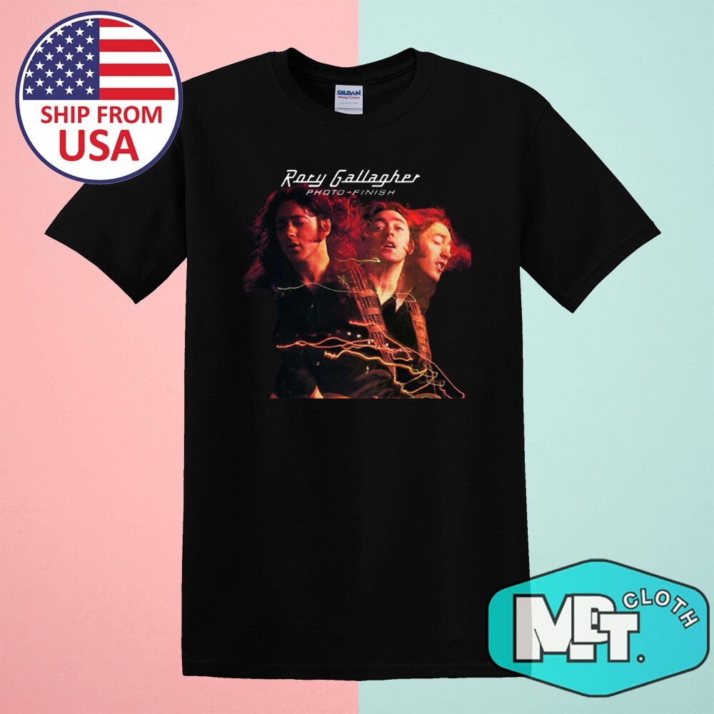 Rory Gallagher Photo and Finish Men’s Black Size S-5XL