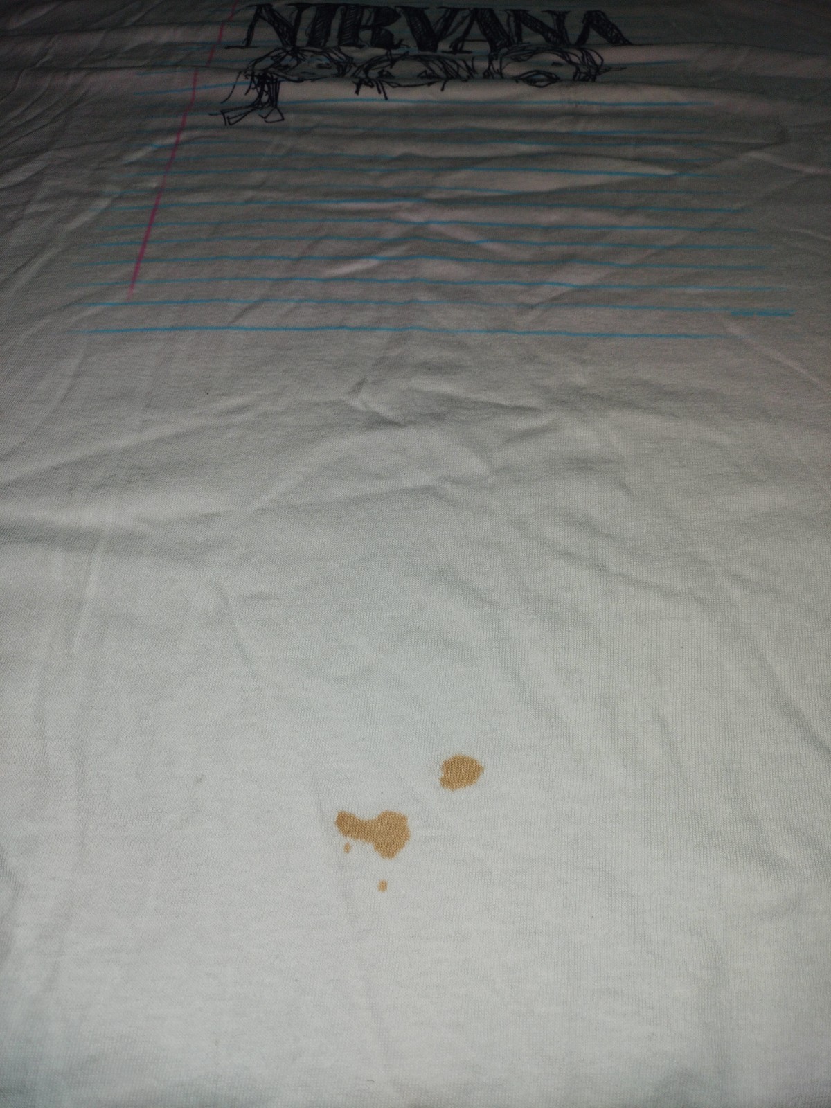 Nirvana Faces Drawing Band T-shirt Kurt Cobain Tee. New With Tag. Has Blemishes. gallery