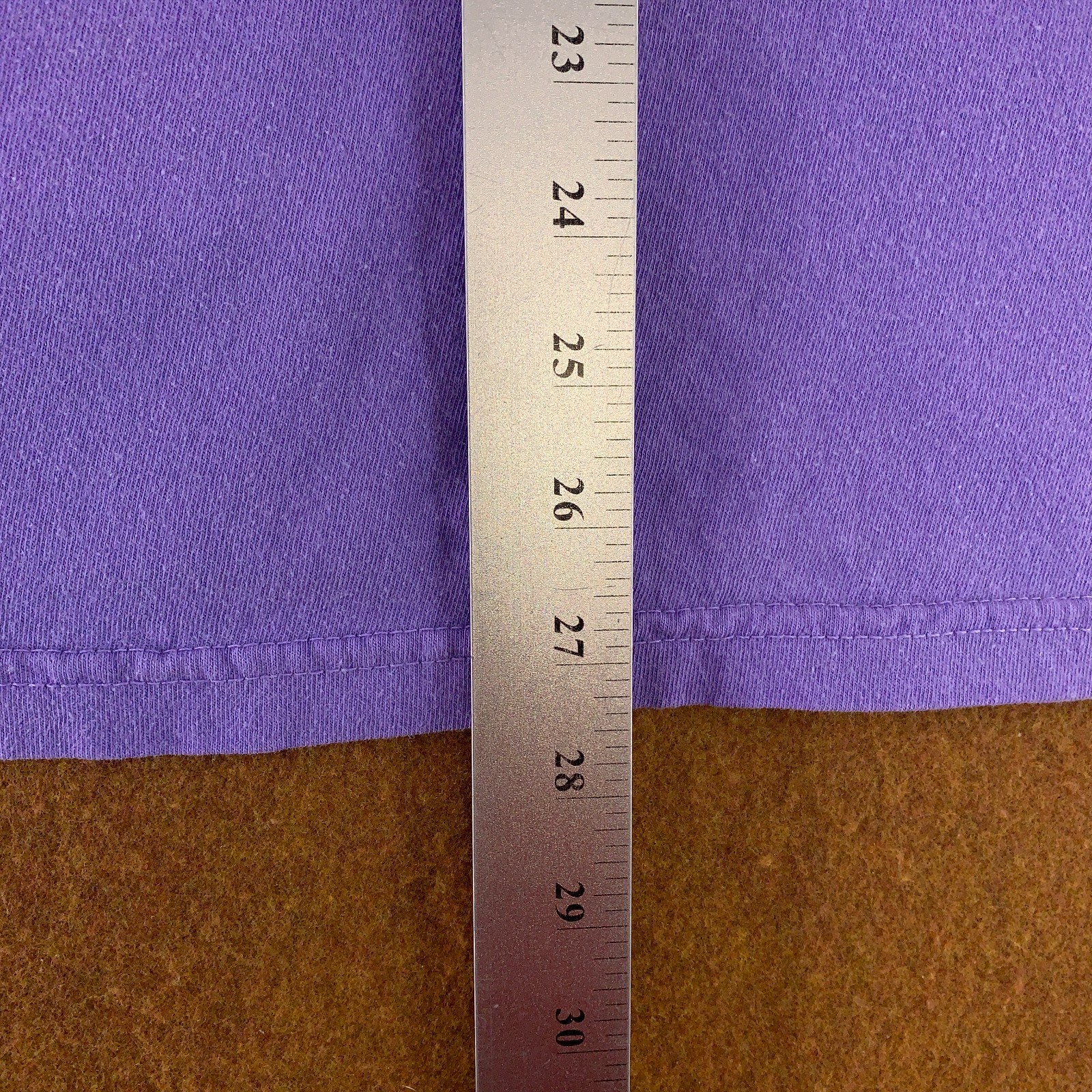Comfort Colors Mens Medium Purple Heavyweight Long Sleeve Crew Neck T-Shirt New gallery