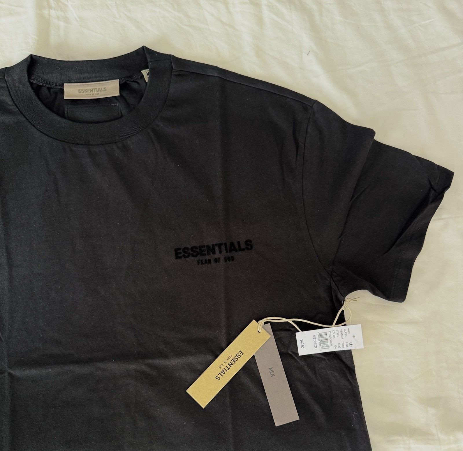 Fear of God Essentials Original Authentic Logo T-Shirt Men’s Streetwear Tee gallery