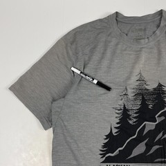 Duluth Shirt Mens Medium Gray Alaskan Hardgear Workwear Workout Hiking Climbing