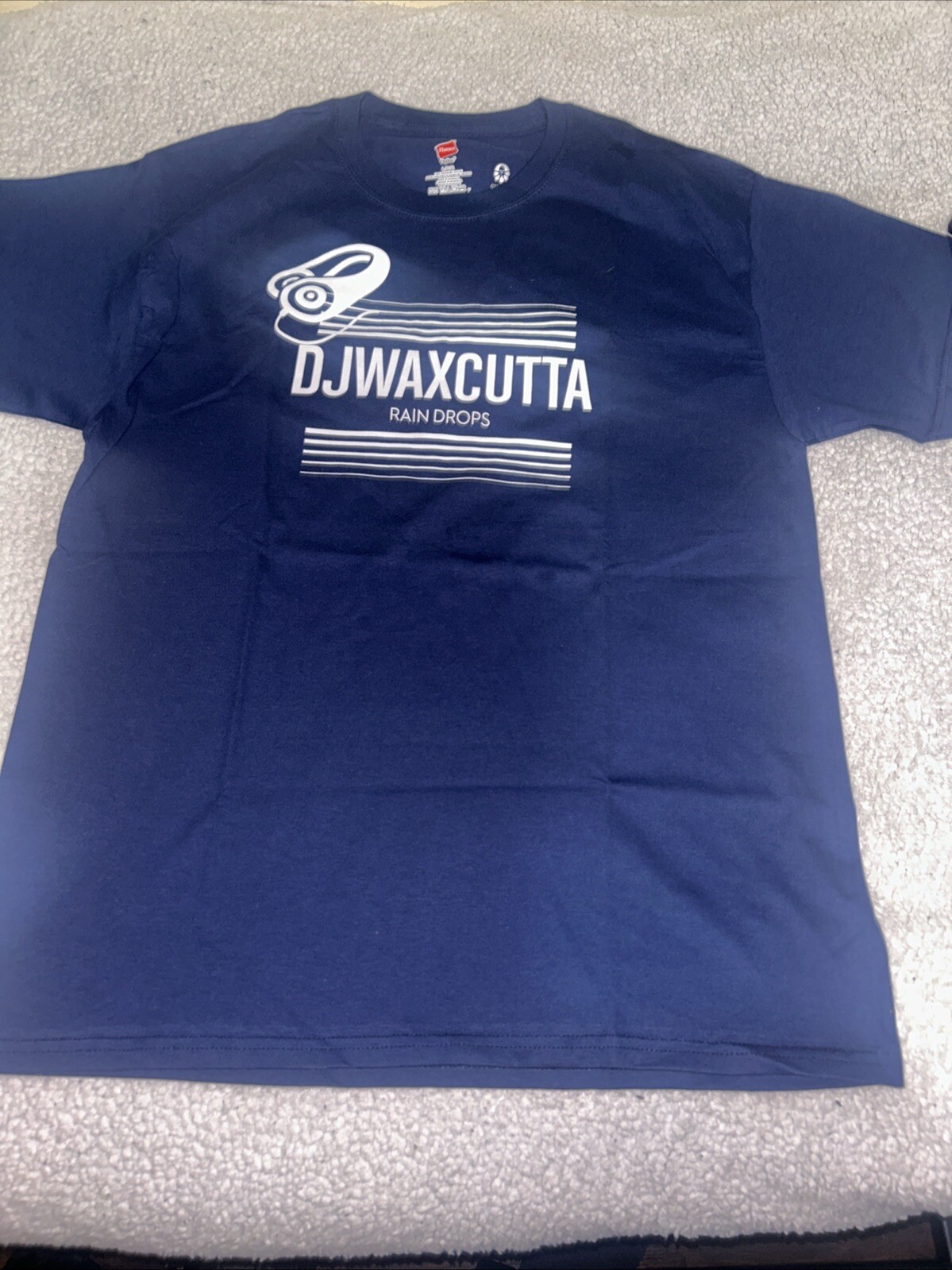 Hanes 2135Z0 T-Shirt for Men, Size L - Blue gallery