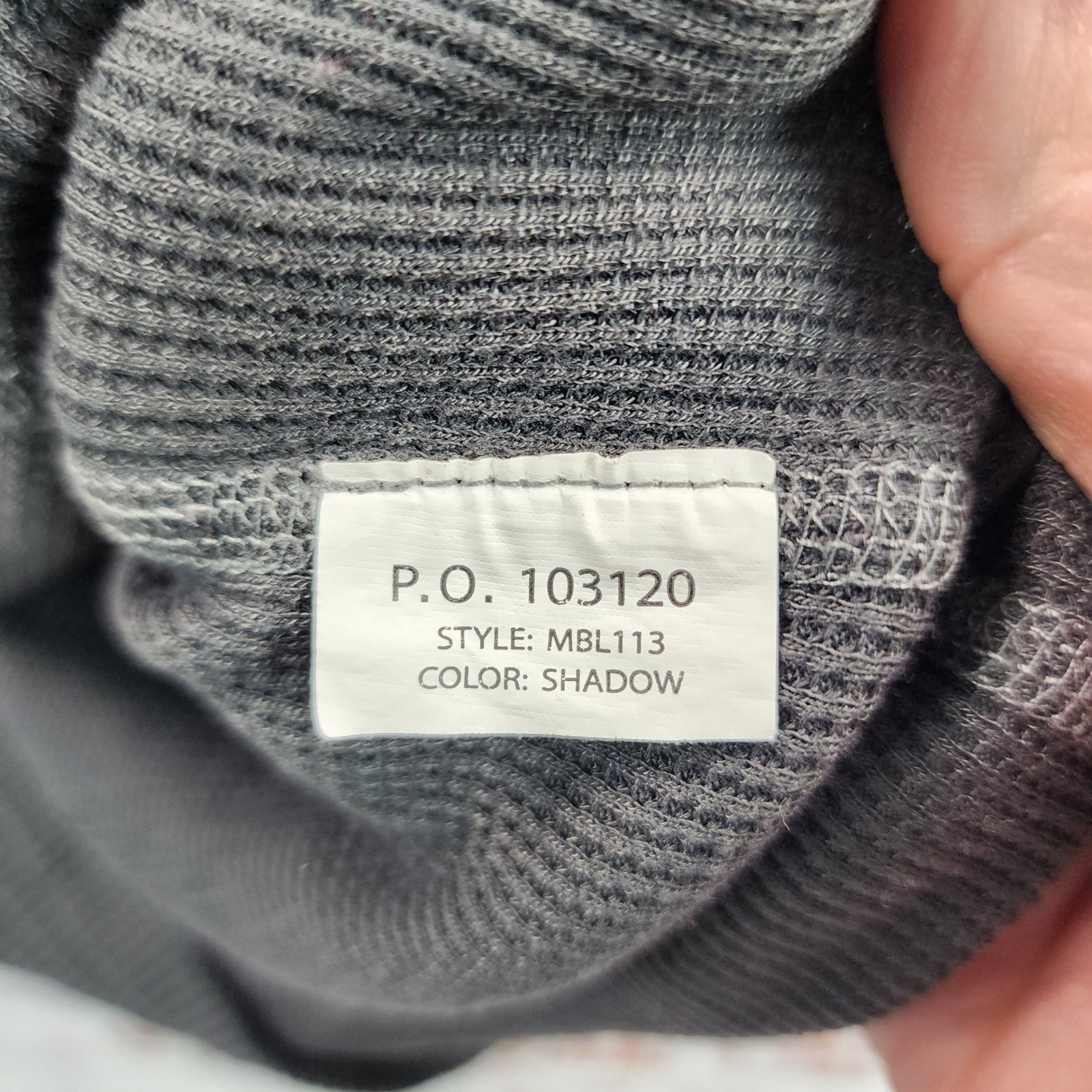 Carhartt Force MBL113 Shadow Gray Waffle Knit Thermal Base Layer Mens Medium M gallery