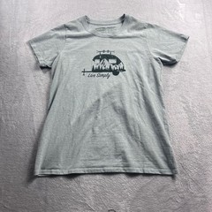 Patagonia Mens Responsibili-Tee Live Simply Camper Graphic T-Shirt Grey M