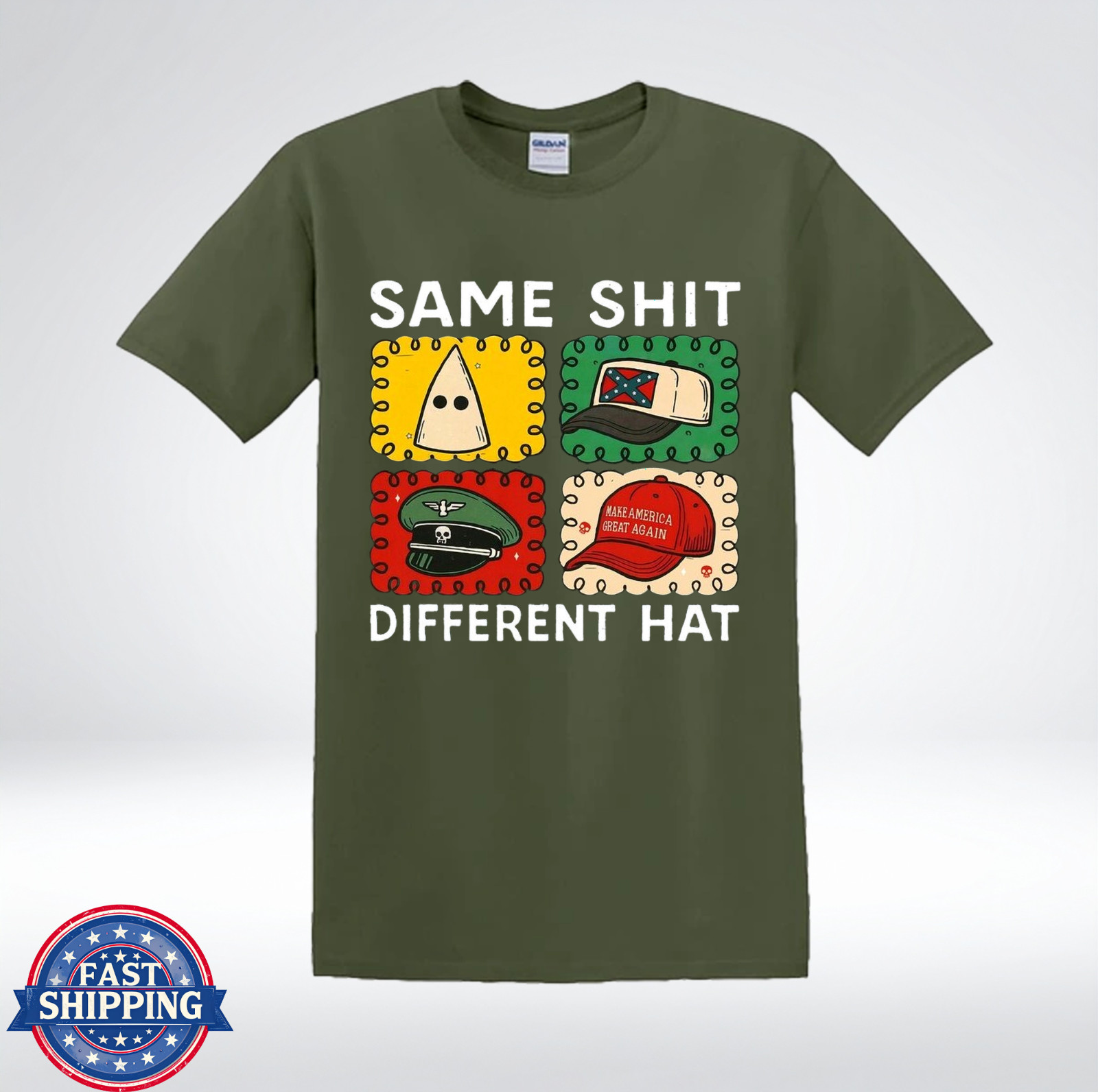 Same Idea Different Cover Political Awareness T-Shirt gallery