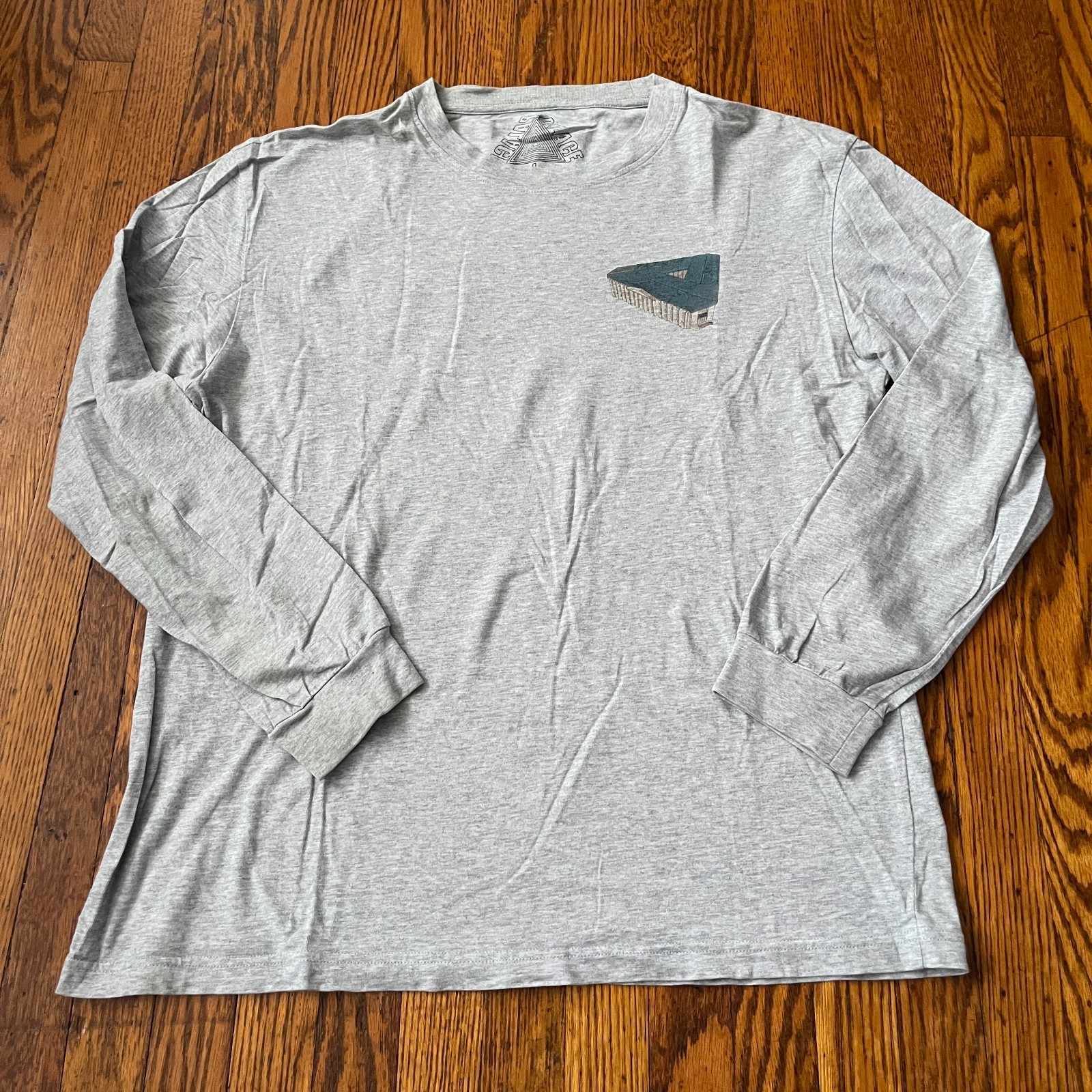 Palace Palazzo S/S18 Skateboard Streetwear Long Sleeve T-Shirt Gray Size L gallery