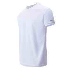 Men’s Solid Color Round Neck Short Sleeve Top 2/4/6 Piece Printed Cuffs Sports