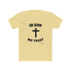 Next Level 3600 Soft Cotton Tee “In God We Trust” sp