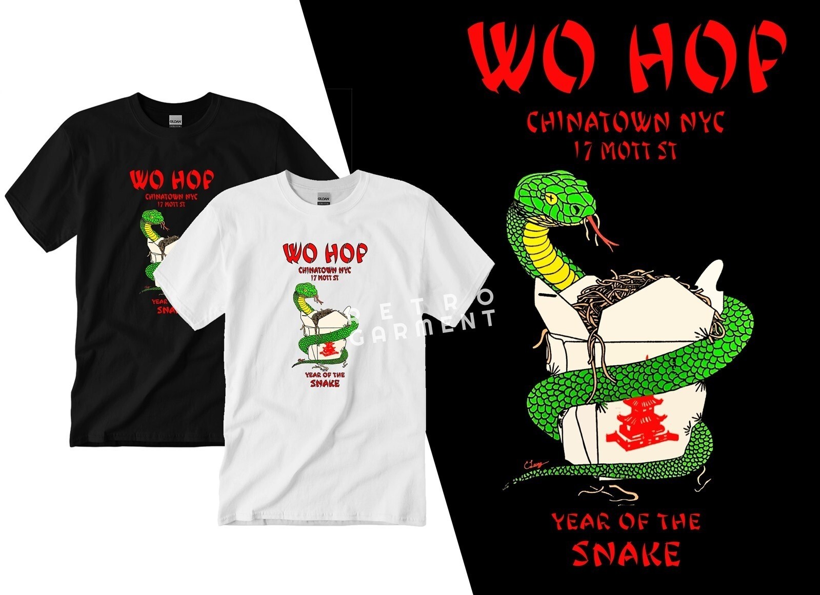 2025 Wo Hop Restaurant Year of the Snake T-Shirt Unisex Shirt gallery