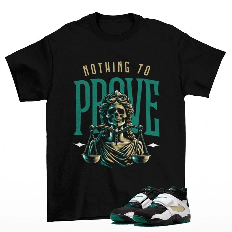 Sneaker Proof Black T-Shirt To Match Diamond Turf Emerald IB2240-001 T-Shirt gallery