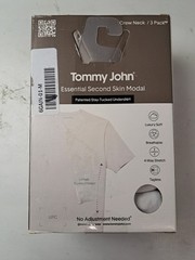 Tommy John Men’s Essential Shirt, White, Size Medium, Pack of 3
