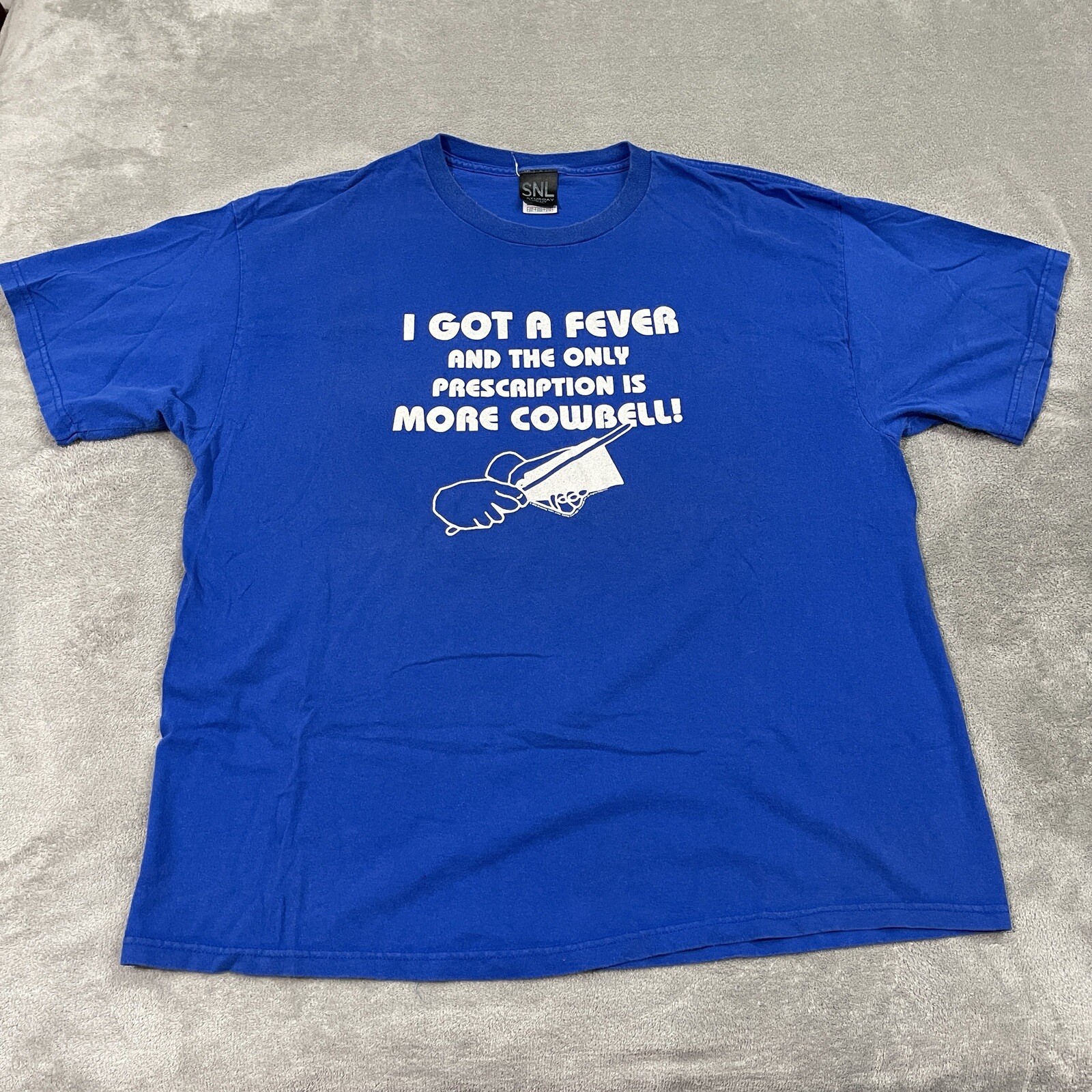 VTG SNL “I Got A Fever,,,More Cowbell” Licensed T-Shirt, 2008. 2XL Pre-owned