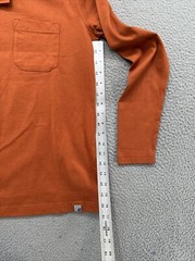 Duluth Trading 40 Grit Wicking Long Sleeve Tee Orange Shirt Men’s Size Small NEW