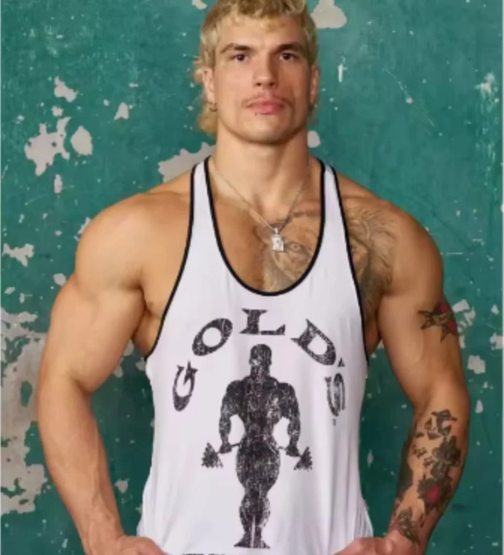 Mens Sports Vest Breathable Quick Dry Running Training Fitness Sleeveless Top gallery