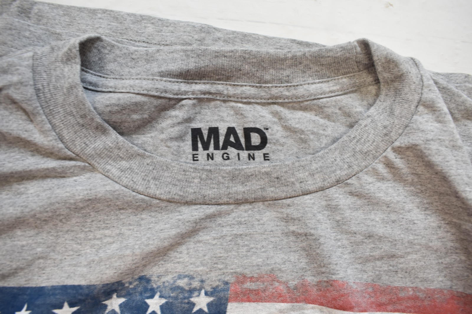 Mad Engine Mens Big & Tall American U.S.A. Distressed Flag Shirt New LT-6XL gallery