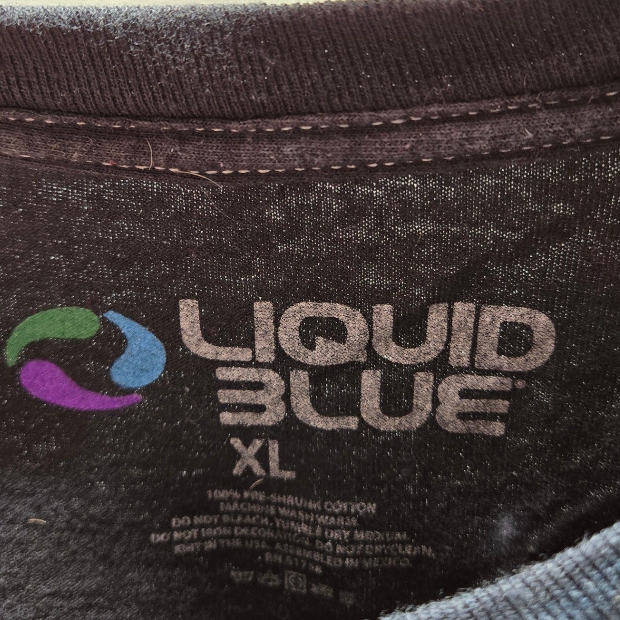 Liquid Blue Pink Floyd Dark Side of the Moon Tie Dye Long Sleeve Shirt XL gallery