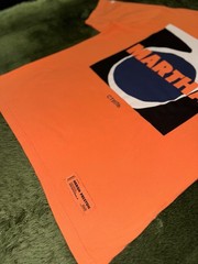 [M] Heron Preston “Martha” Graphic Loose Fit T-Shirt Orange