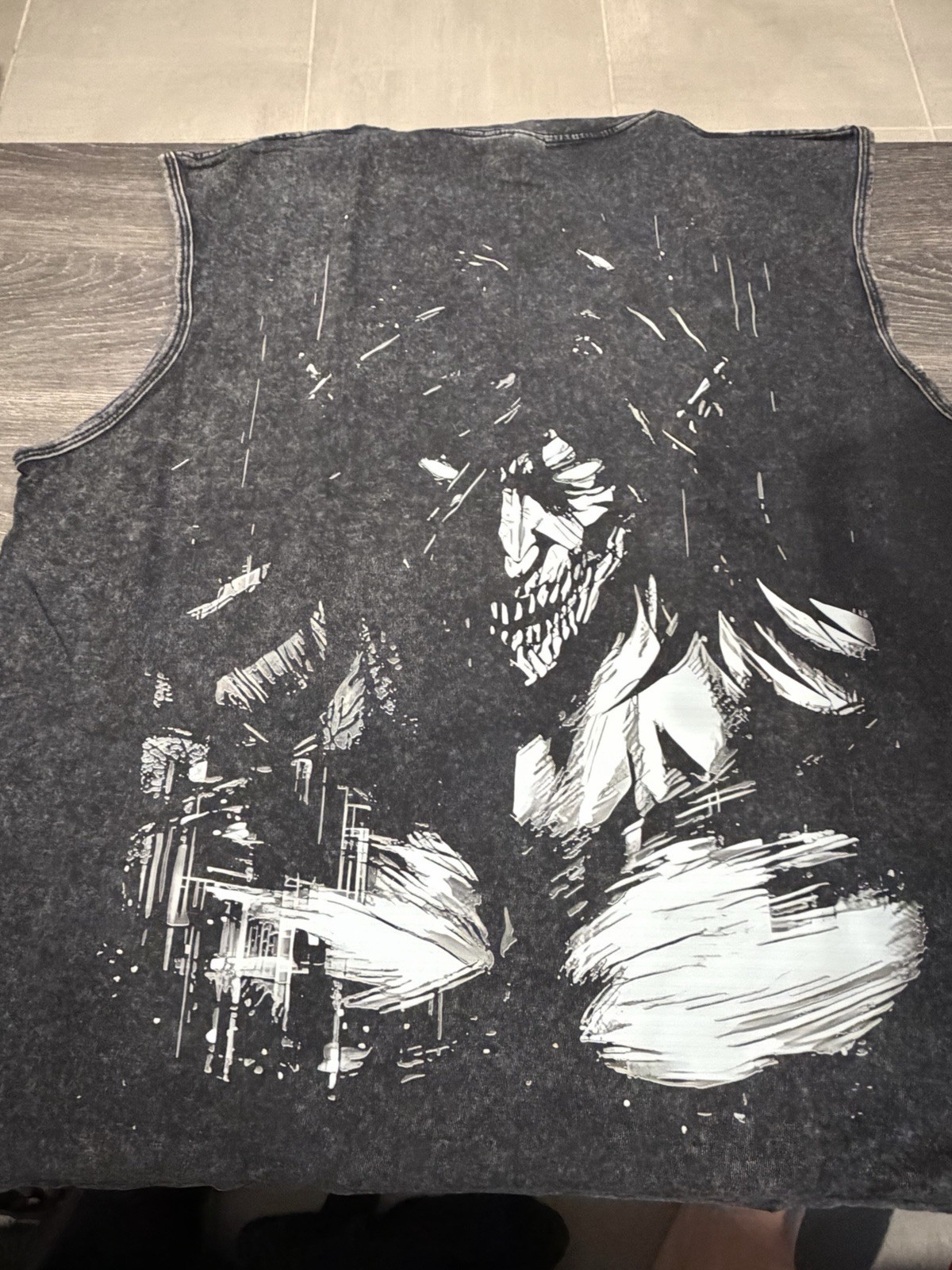 DIGIPRINT APPAREL Men’s S Black Sleeveless Crew Neck Graphic Cotton T-Shirt gallery