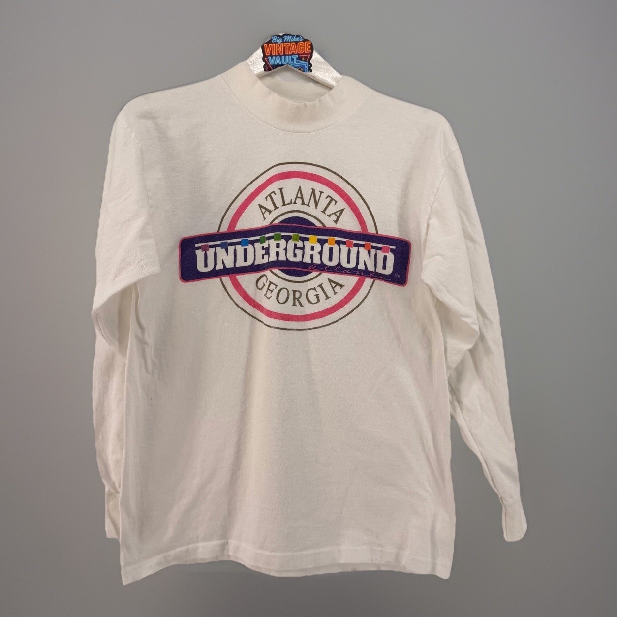 Vintage Atlanta Underground Georgia Single Stitch Long Sleeve T Shirt USA Large gallery