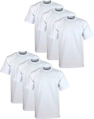 6 Pack – New (Large) Pro Club Men’s Heavyweight Short Sleeve T-Shirt free ship