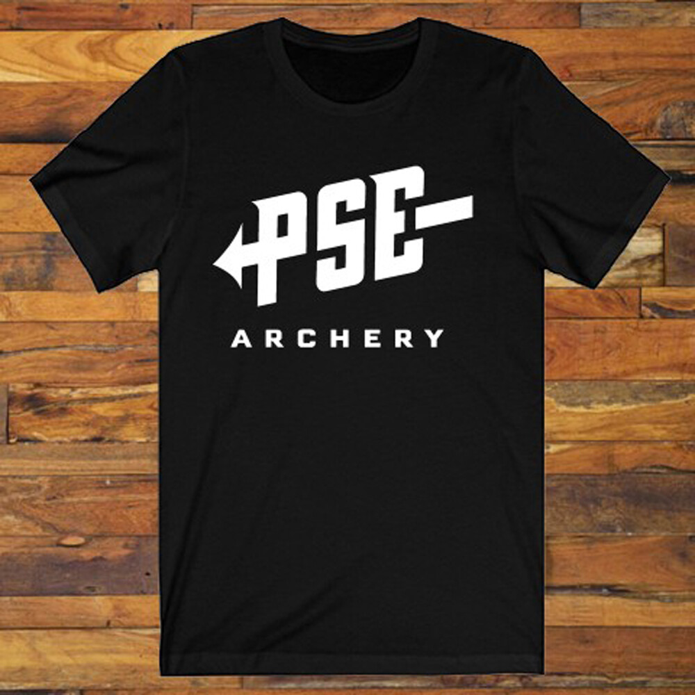 PSE Archery Bows Hunting Hunter Men’s Black T-Shirt S-5XL