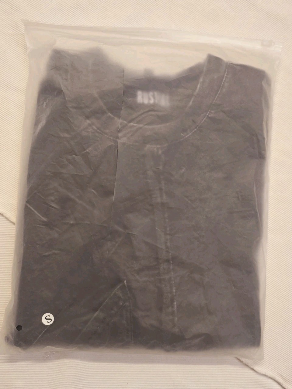 RUSTIAL Adult Streetwear Abstract Denim Wash T-Shirt *Extremely Rare*- SMALL gallery
