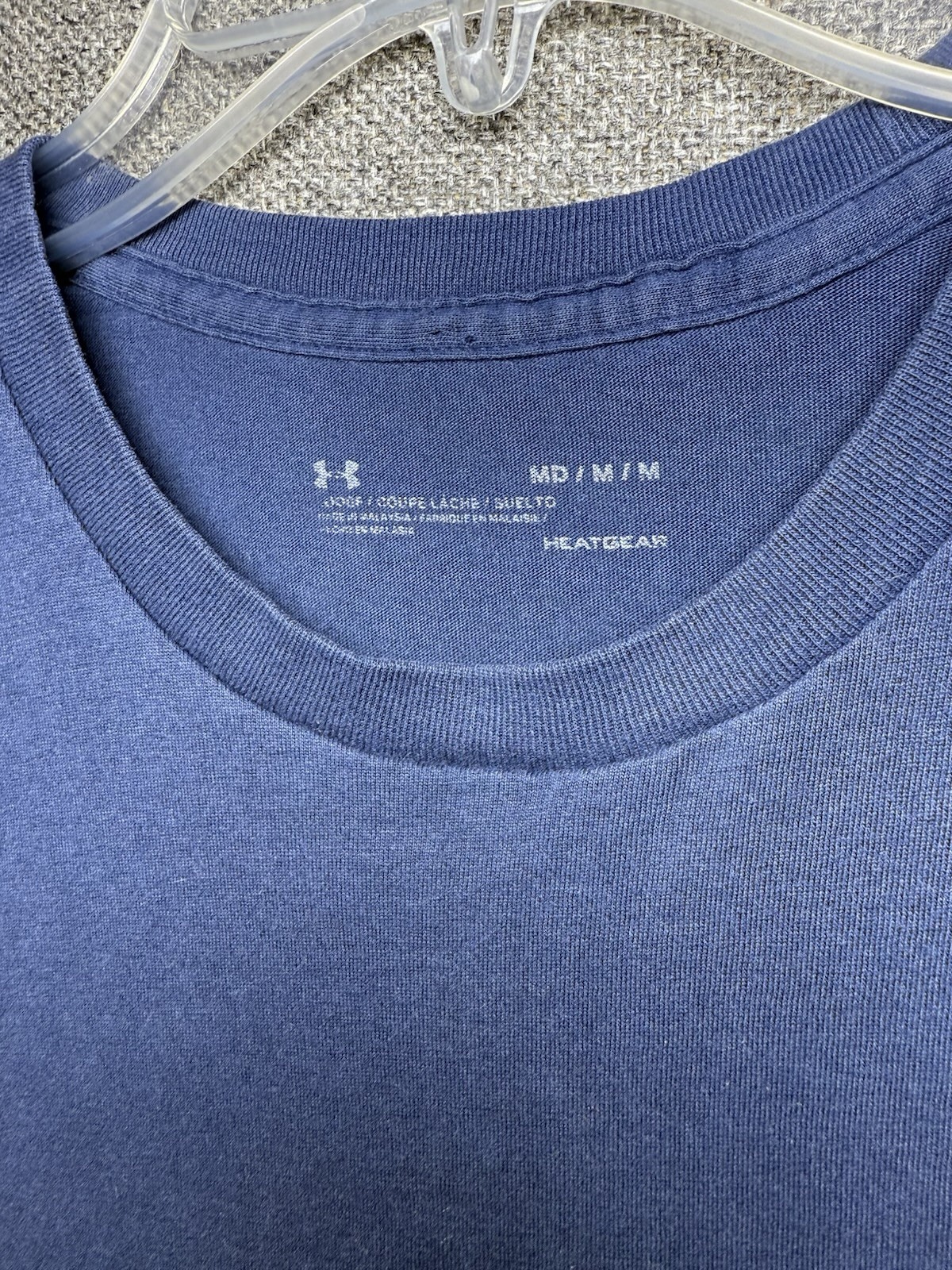 UNDER ARMOUR HeatGear Men's Freedom T-Shirt Medium Navy Red gallery
