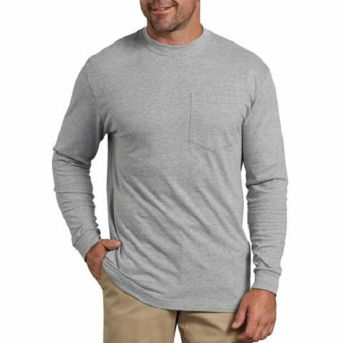 DICKIES MEN'S 2PK LONG SLEEVE PULLOVER CREW NECK T-SHIRT*CHOOSE COLOR & SIZE* gallery