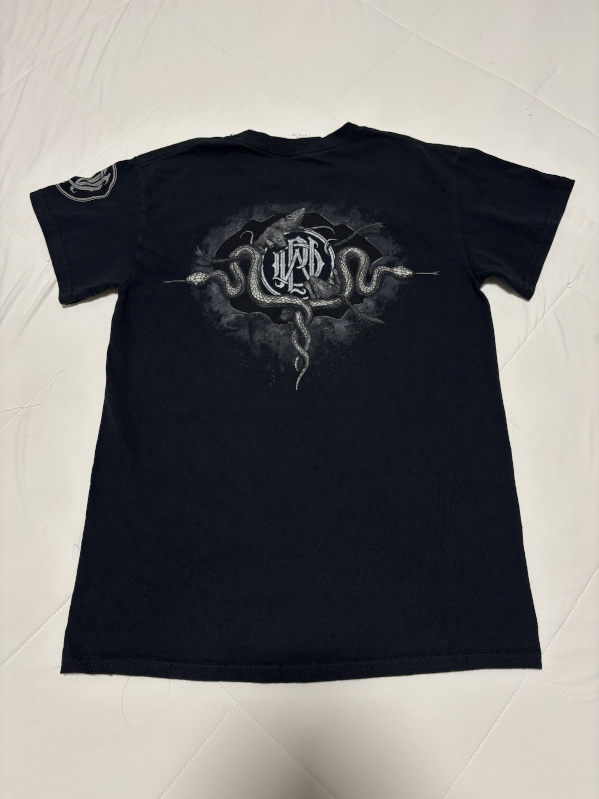 2015 Parkway Drive Crushed Skull Band T-Shirt Size S Ire Album Era Metalcore PWD gallery