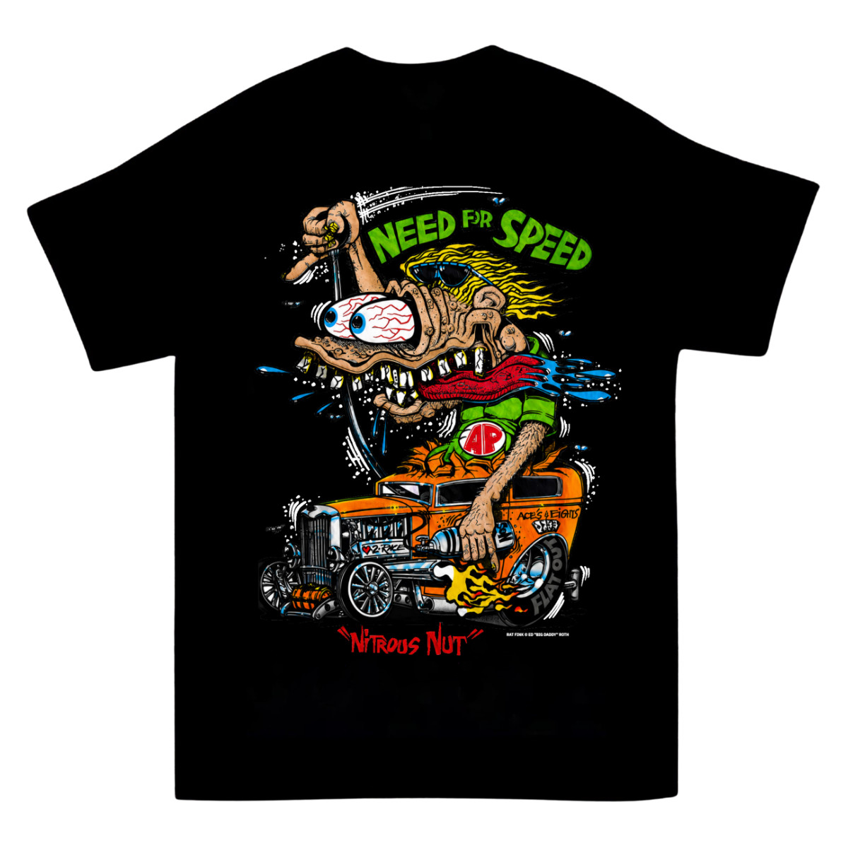ED ROTH RAT FINK ORIGINAL NEED FOR SPEED T SHIRT gallery