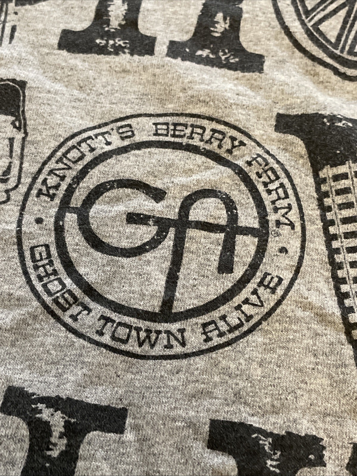 Knott's Berry Farm CALICO GHOST TOWN ALIVE 2018 Gray 4XL T-shirt gallery