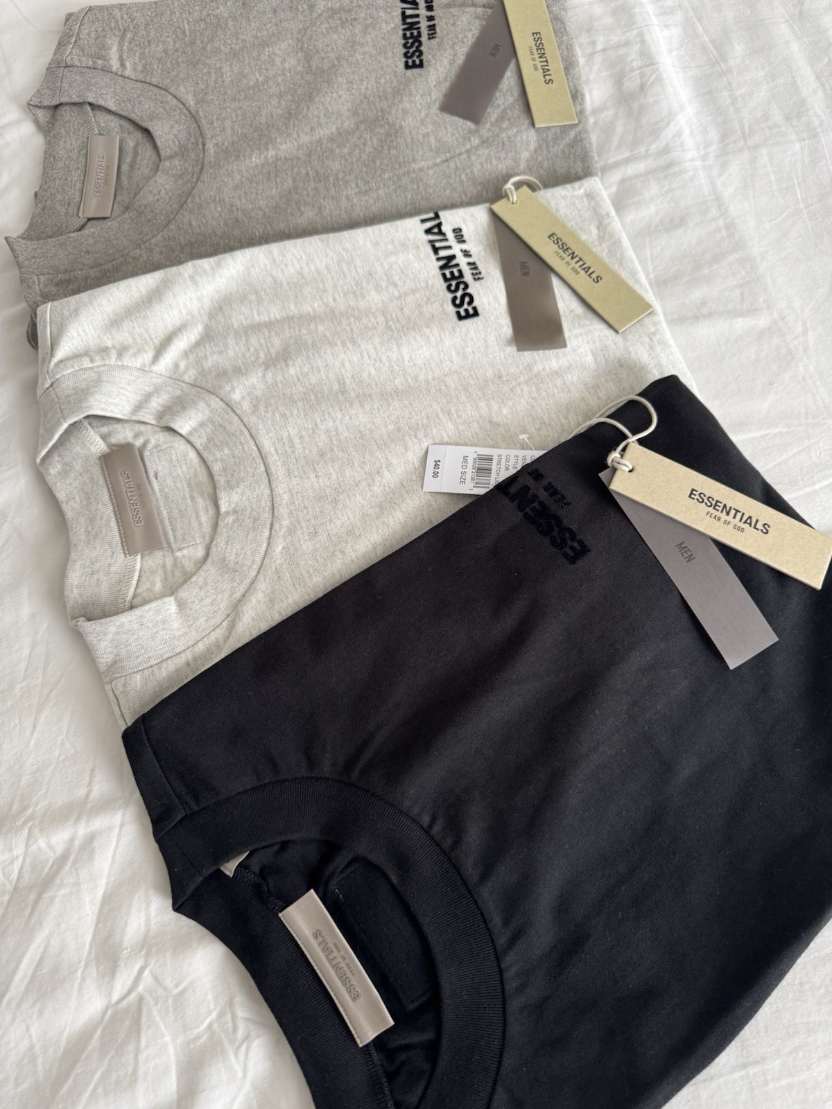 Fear of God Essentials Original Authentic Logo T-Shirt Men’s Streetwear Tee gallery
