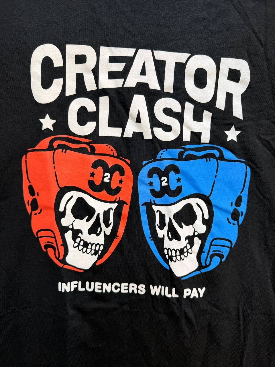 Gildan Hammer Creator Clash Skull Graphic T-Shirt Black Men's 3XL gallery