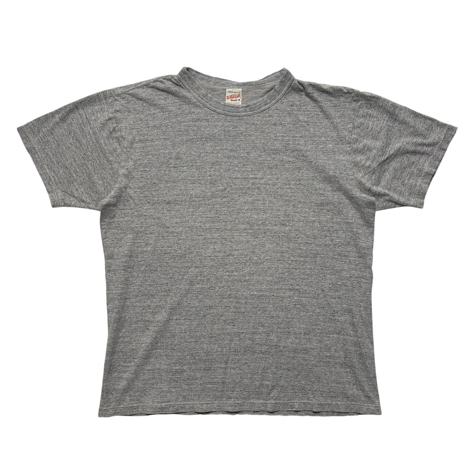 Whitesville Tubular Quali-T Heavyweight Short Sleeve Cotton T-Shirt Men’s L Gray gallery