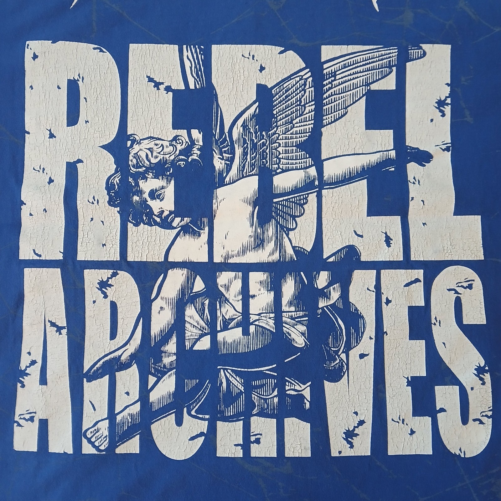 Rebel Vengeance Shirt 4XL Mens Blue All Over Print *Fits 3XL gallery