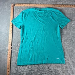 Adidas Go-To Performance Tee Teal Green Climalite Short Sleeve Shirt Mens Medium