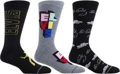 Elvis Presley – Perri – Elvis Presley – 3D Pop Up – Crew Socks (Assorted Styles