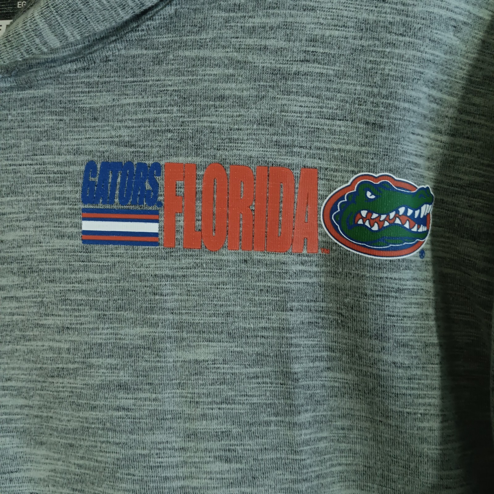 Nike Tee University of Florida Jumpman Air Jordan Mens XL Gray LongSleeve Hooded gallery