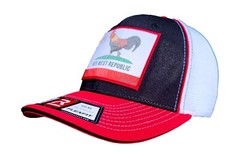 Caribbean Hobo Key West Republic flexfit trucker hat cap rooster island beach