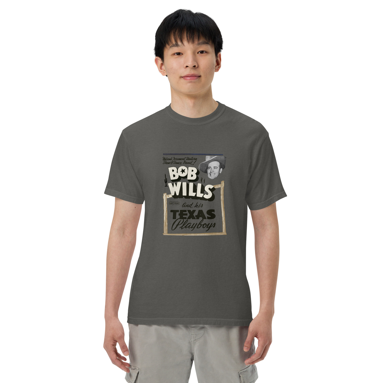 Bob Wills Unisex garment-dyed heavyweight t-shirt gallery