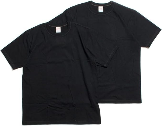 WHITESVILLE 2 PACK T-SHIRT Black WV73544 Made in Japan gallery