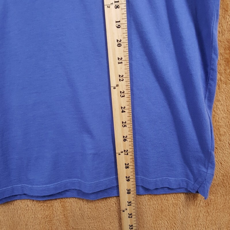 VINCE Shirt Mens XL Blue Pullover Crew Short Sleeve 100% Cotton T-Shirt Tee gallery