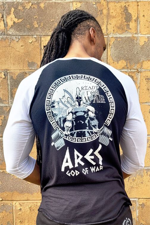 Iron Gods Ares Gym T-Shirt, Pump Cover, Gym Outfit, Greek God Shirt, Gym Tee gallery