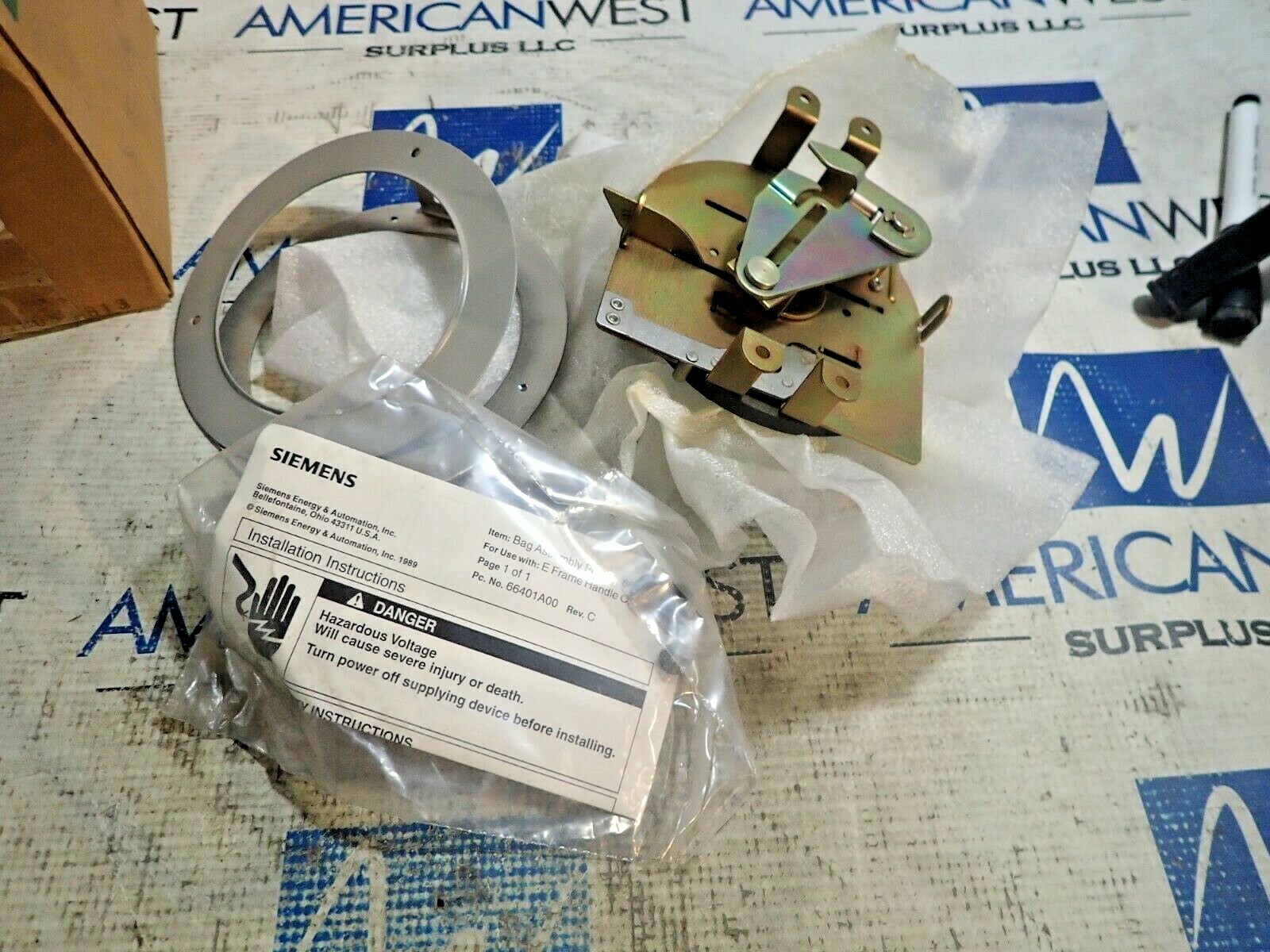 NEW Siemens E2RH1 ITE Rotary Handle Mechanism Use with E ED