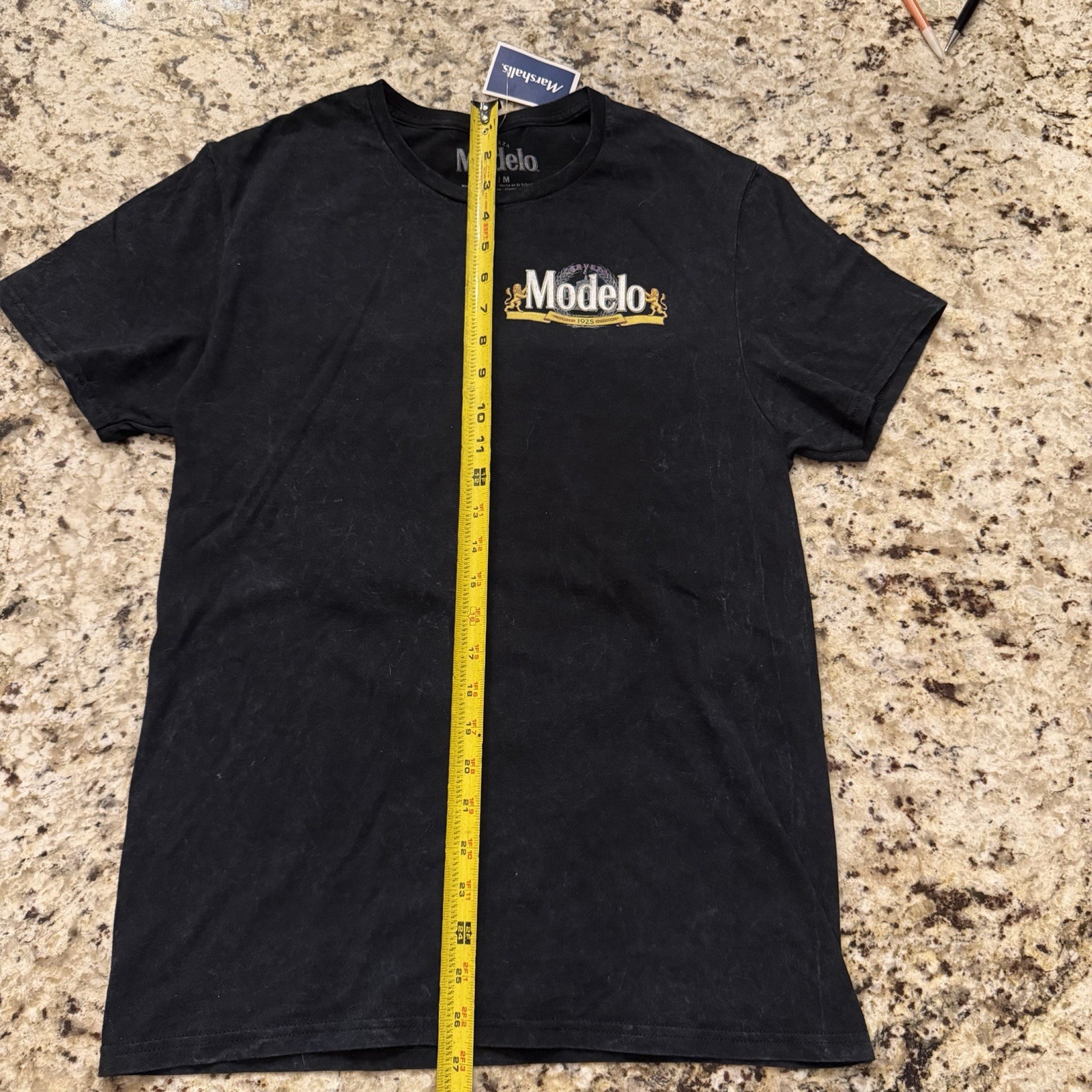 Modelo Cerveza Est 1925 Graphic T-Shirt Men’s Size M NWT Black with Grey Fleck gallery
