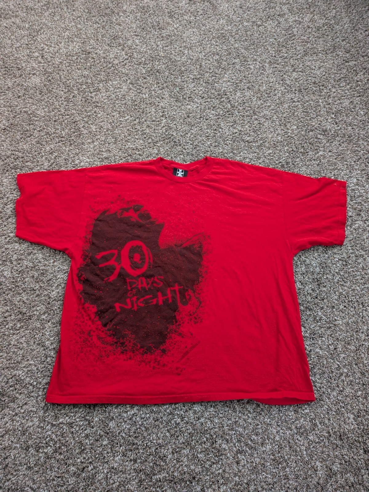 30 Days Of Night T Shirt Horror Movie Promo 3XL Red Gentle Giant gallery