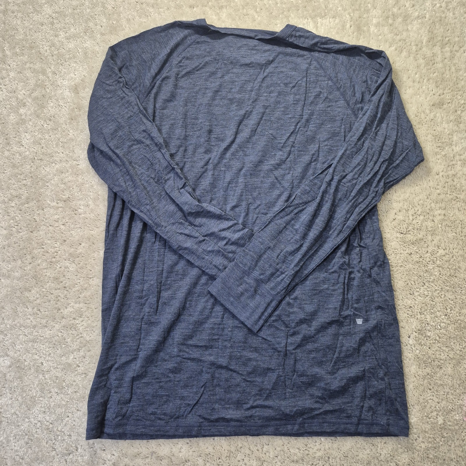 Mack Weldon Merino Wool Cashmere Top Mens 2XL Blue Fine Base Layer Outdoor Ski gallery