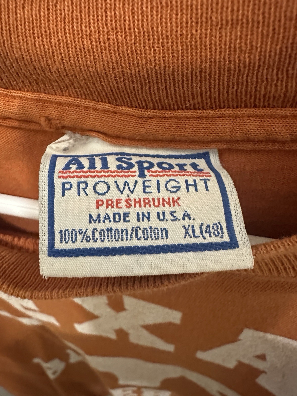 Vintage University of Texas Longhorns Baseball 90s USA Single Stitch XL gallery